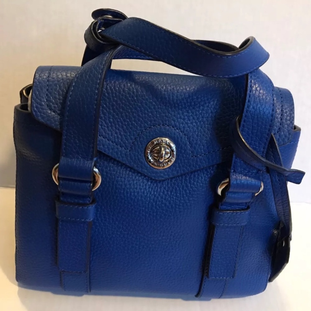 Marc by Marc Jacobs Dolly Leather Satchel Blue